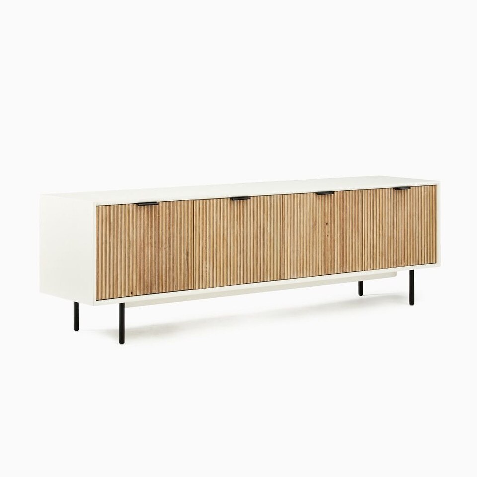Quinn Lacquer Media Console (80") West Elm UK